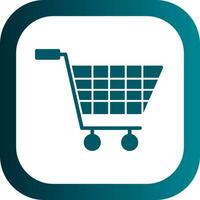 Shopping Trolley Vector Icon Design