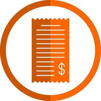 Shopping Receipt Vector Icon Design