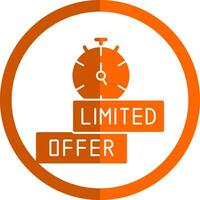 Limited Time Offer Vector Icon Design