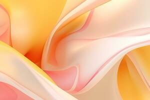 Abstract orange marble texture with a smooth and shiny surface , 3d render photo