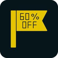 Percentage Off Vector Icon Design