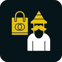 Shopping Wizard Vector Icon Design