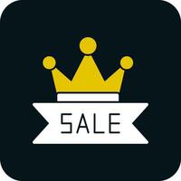 Sale Crown Vector Icon Design