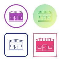 Unique Store Vector Icon