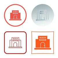 Museum Building Vector Icon