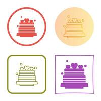 Wedding Cake Vector Icon