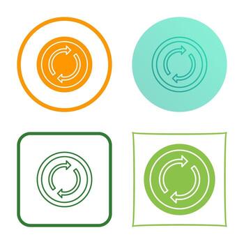 icono de vector de bucle