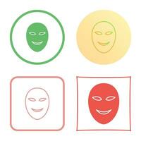 Ancient Face Mask Vector Icon