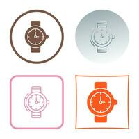 icono de vector de reloj de pulsera