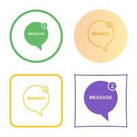 Message Bubbles Vector Icon