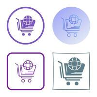 World Shopping Vector Icon