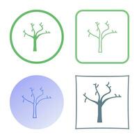 Tree with no Leaves Vector Icon