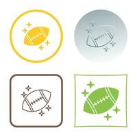 icono de vector de rugby