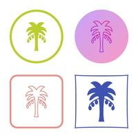 Coconut trees Vector Icon