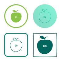 icono de vector de manzanas