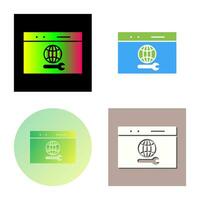 Unique Web Support Vector Icon
