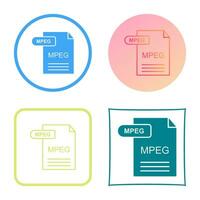 MPEG Vector Icon