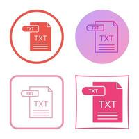 TXT Vector Icon