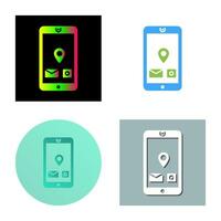 Unique Mobile Applications Vector Icon