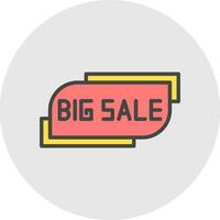 Big Sale Banner Vector Icon Design