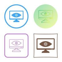 Unique Web Visibility Vector Icon