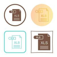 XLS Vector Icon