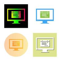 Unique Internet Ads Vector Icon