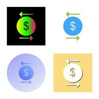 Unique Transcation Vector Icon