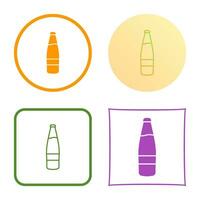 Beer Bottle Vector Icon