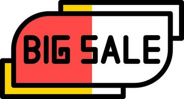 Big Sale Banner Vector Icon Design