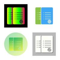 Unique Network Files Vector Icon