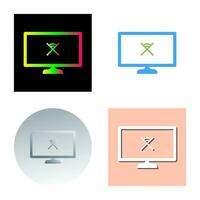 Unique Disconnected Network Vector Icon