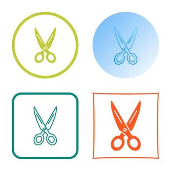 icono de vector de tijeras