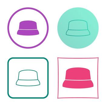 icono de vector de sombrero