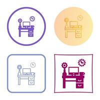 Work Table Vector Icon