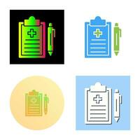 Medical Record Vector Icon