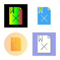 Unique Delete Vector Icon