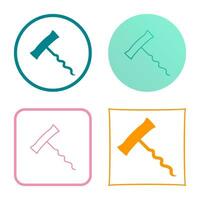 Unique Corkscrew Vector Icon