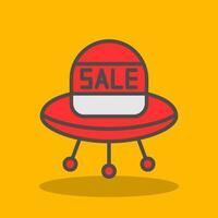 Sale UFO Vector Icon Design