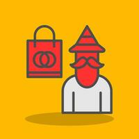 Shopping Wizard Vector Icon Design