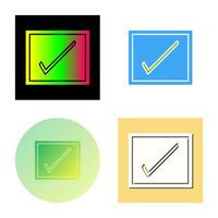 Checkbox Vector Icon