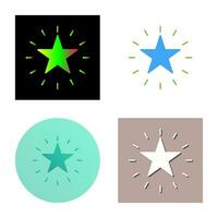 Unique Star Vector Icon