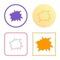 Unique Explosion Vector Icon