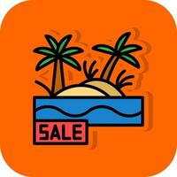 Sale Oasis Vector Icon Design