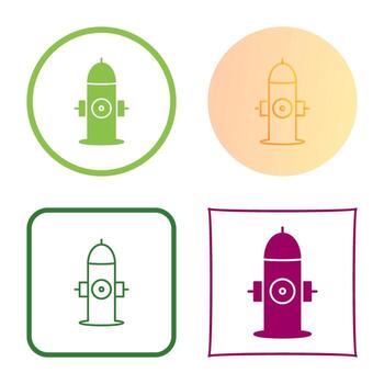 Unique Hydrant Vector Icon