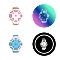 icono de vector de reloj de pulsera