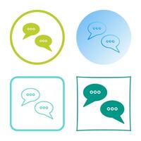 Conversation Bubbles Vector Icon