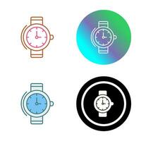 icono de vector de reloj de pulsera