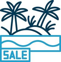 Sale Oasis Vector Icon Design