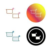 Unique Chatting Vector Icon